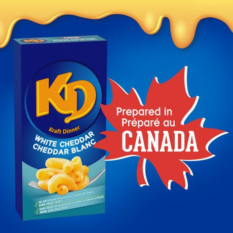 Kraft Dinner White Cheddar Mac & Cheese, 200g/7.1oz, 24ct {Imported from Canada}